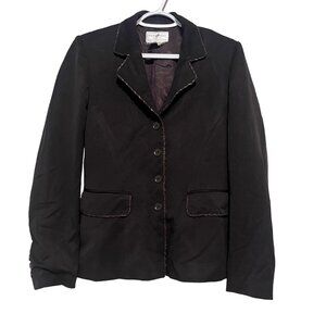 Vertigo Paris‎ Womens Brown Blazer Jacket Made in France Size Small